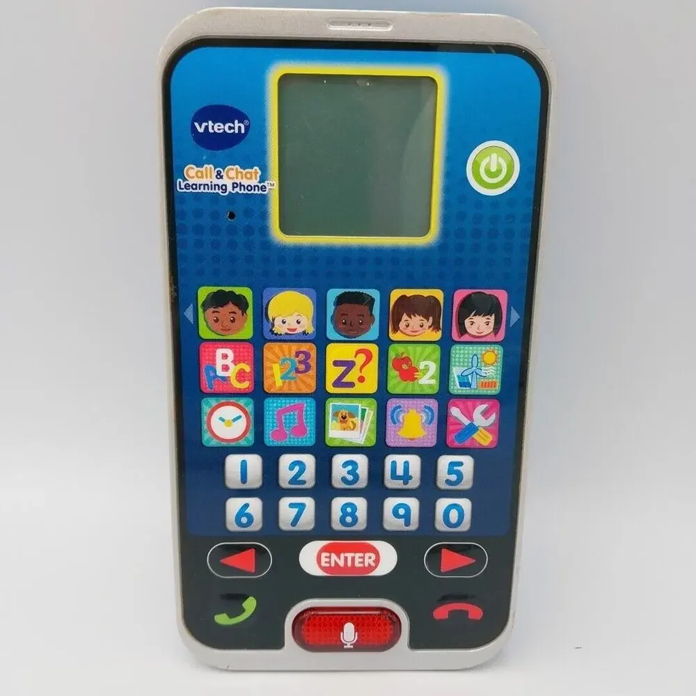 Vtech Call & Chat Learning Cell Phone Early‎ Kids Education Sound Lights